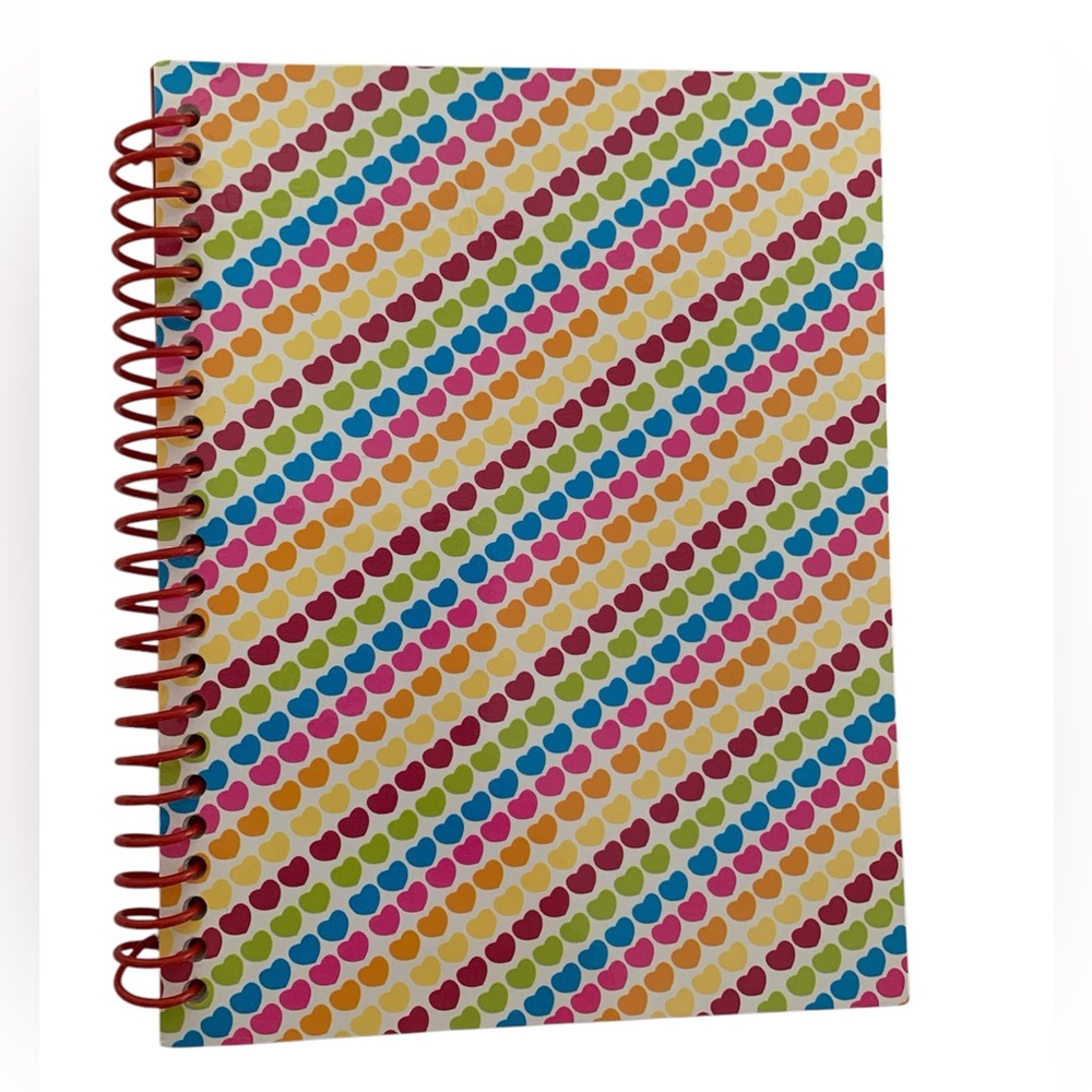 Spiral Heart Photo Album Holds 24 Printed 4X6 Pictures Kids Multicolored